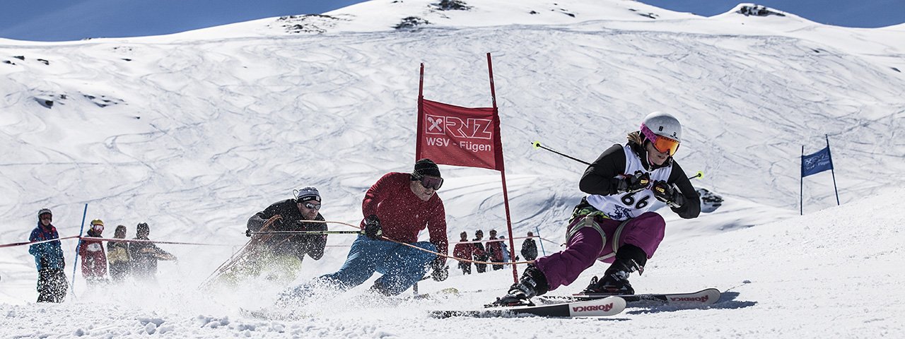 La gara con fune durante lo Snowdown a Hochfügen, © Daniel Zangerl