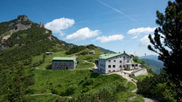 Il rifugio Stripsenjochhaus nelle montagne del Kaiser, © OeAV Kufstein