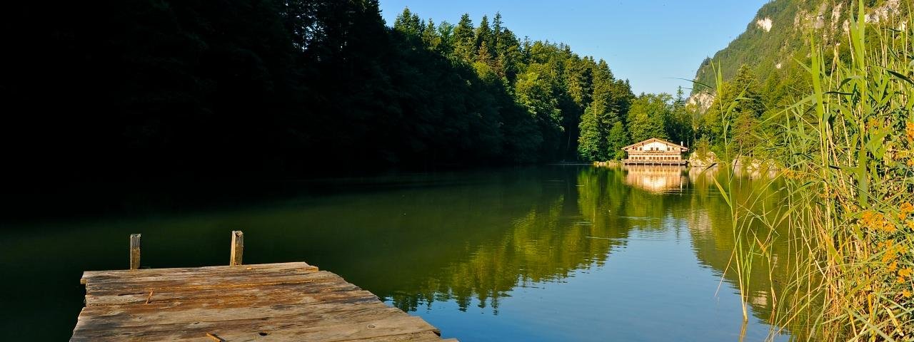 Lago balneabile naturale Berglsteinersee, © Alpbachtal Seenland Tourismus