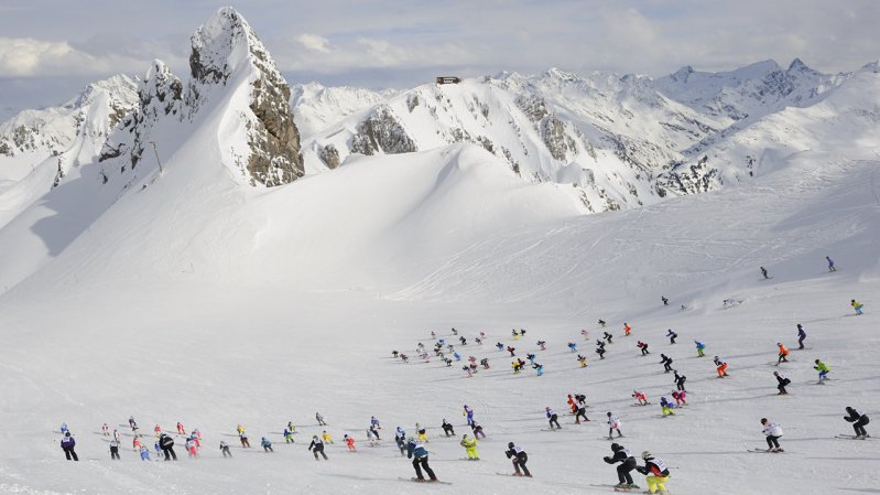 La gara sciistica "Der weiße Rausch", © TVB St. Anton am Arlberg / Josef Mallaun