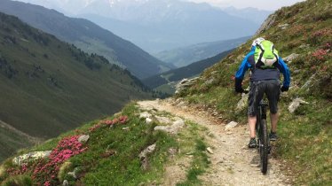 Il valico Geiseljoch nelle Alpi di Tux, © Tirol Werbung/Michael Gams