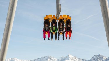 "Skyswing" nel Funpark Fiss, © TVB Serfaus-Fiss-Ladis/Andreas Kirschner