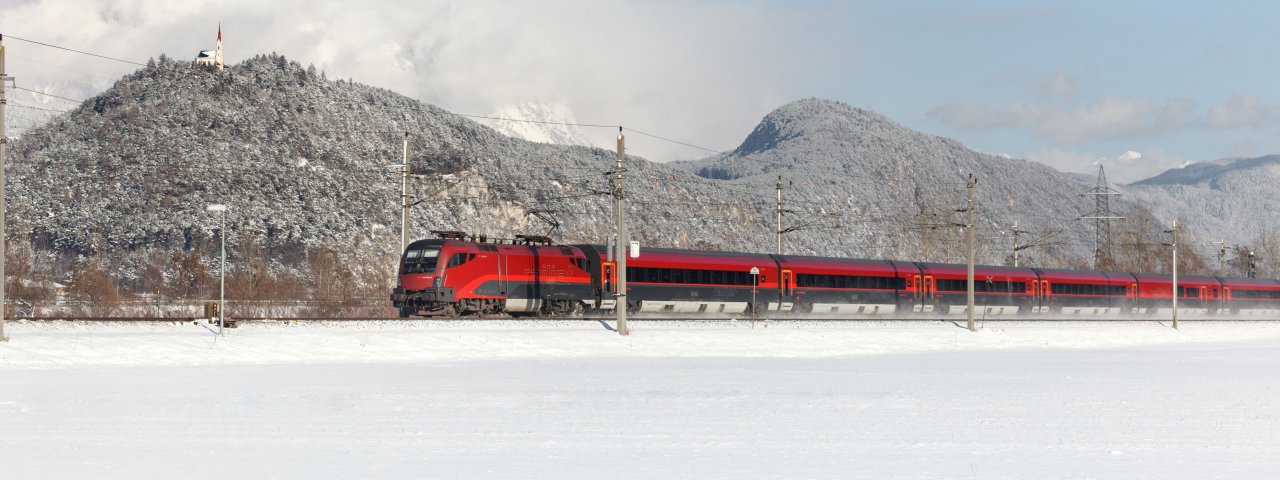 Arrivo in treno, © Tirol Werbung/Robert Pupeter