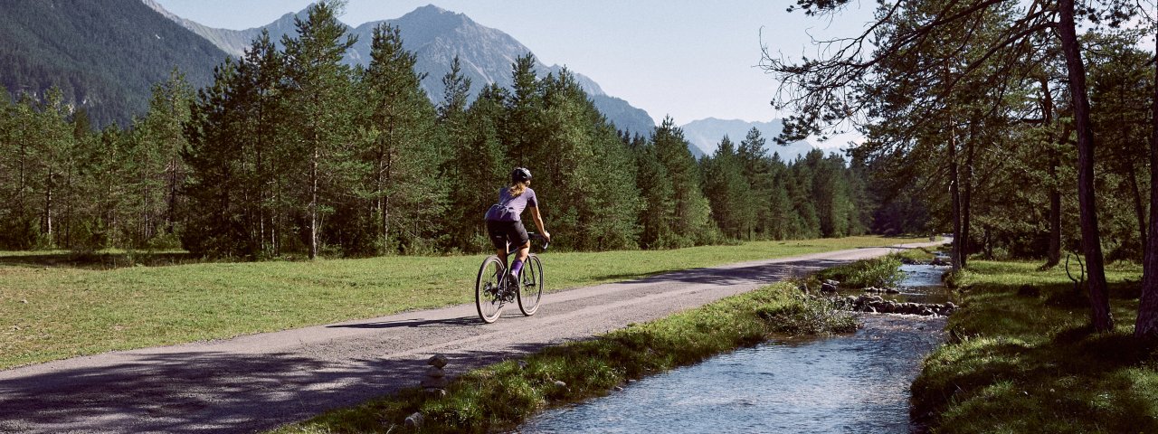 Tour per gravelbike nella valle Lechtal, © Tannheimer Tal