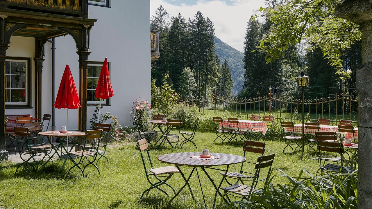 Gastgarten im Gasthof Neuhaus