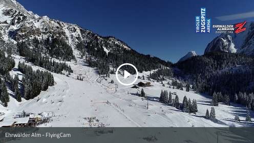 Wabcam Ehrwald - Ehrwalder Alm - FlyingCam