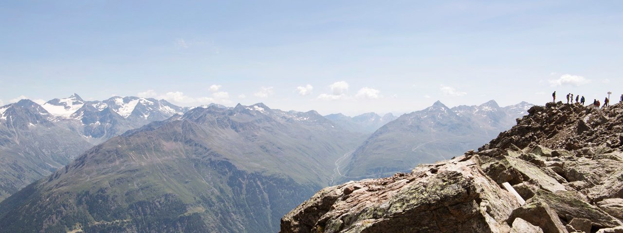 Lo stupendo panorama dal Gaislachkogel