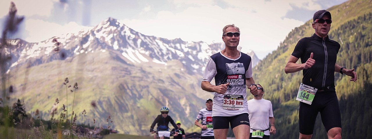 La maratona del ghiacciaio nella valle Pitztal, © Sportografen