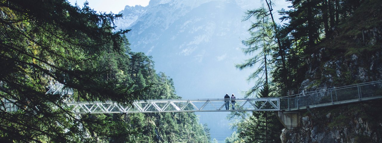 La forra Leutascher Geisterklamm, © Region Seefeld/Stephan Elser