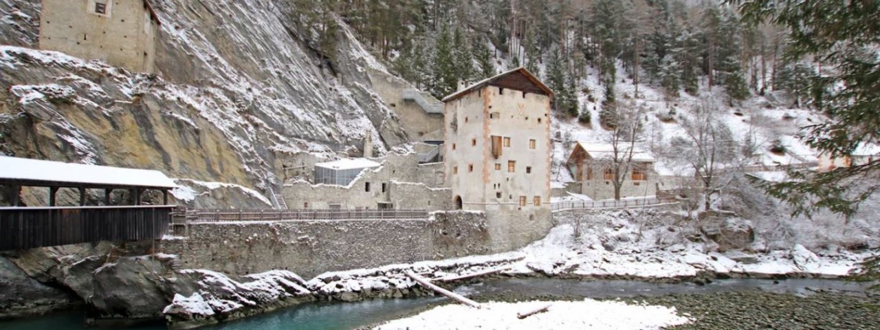 La fortezza Altfinstermünz in inverno, © TVB Tiroler Oberland Nauders