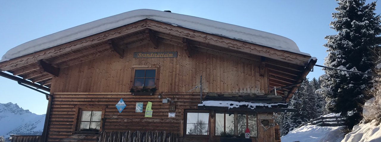 La malga Brandstatt nella valle dello Stubai