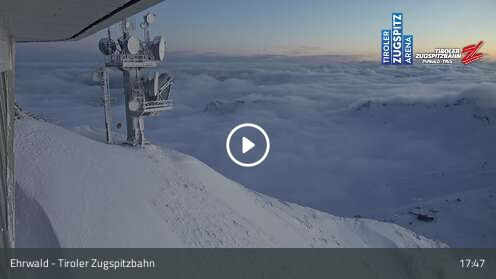 Wabcam Tiroler Zugspitzbahn Bergstation