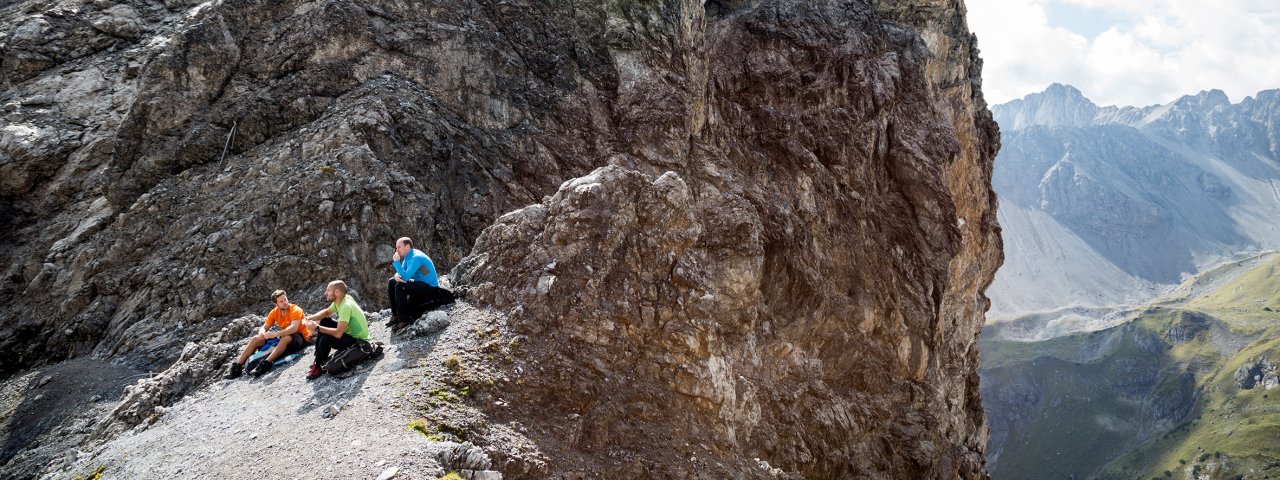 Sentiero dell’aquila, tappa 22: Rifugio Memminger Hütte – Rifugio Ansbacher Hütte, © Tirol Werbung/Dominik Gigler