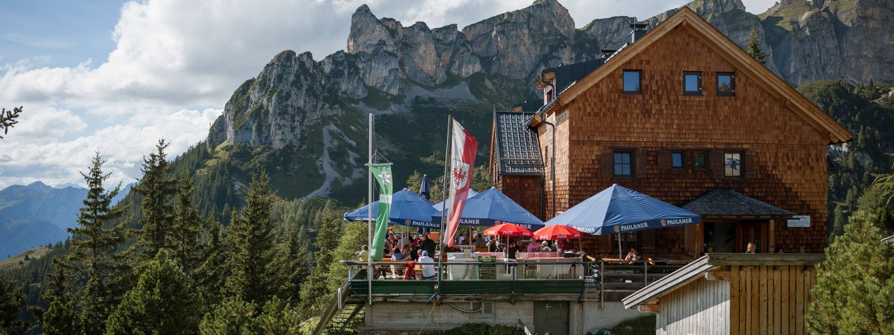 Sentiero dell'aquila, tappa 07: Steinberg am Rofan – Rifugio Erfurter Hütte, © Tirol Werbung/Jens Schwarz