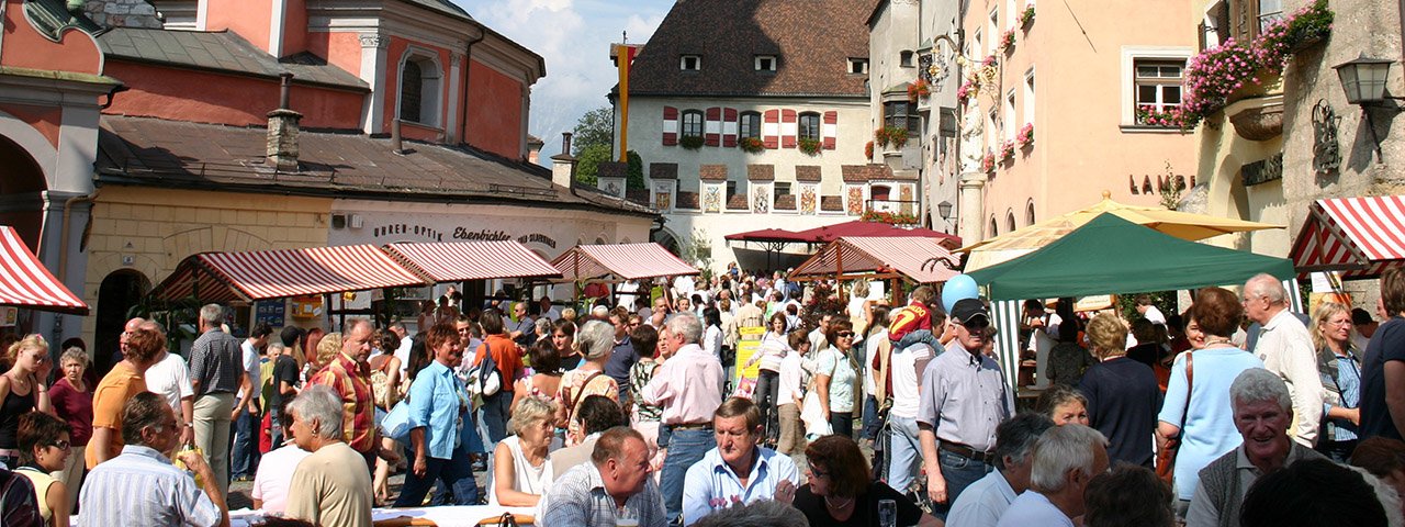 All'inizio d'ottobre, il mercato contadino diventa festa autunnale, © Region Hall-Wattens