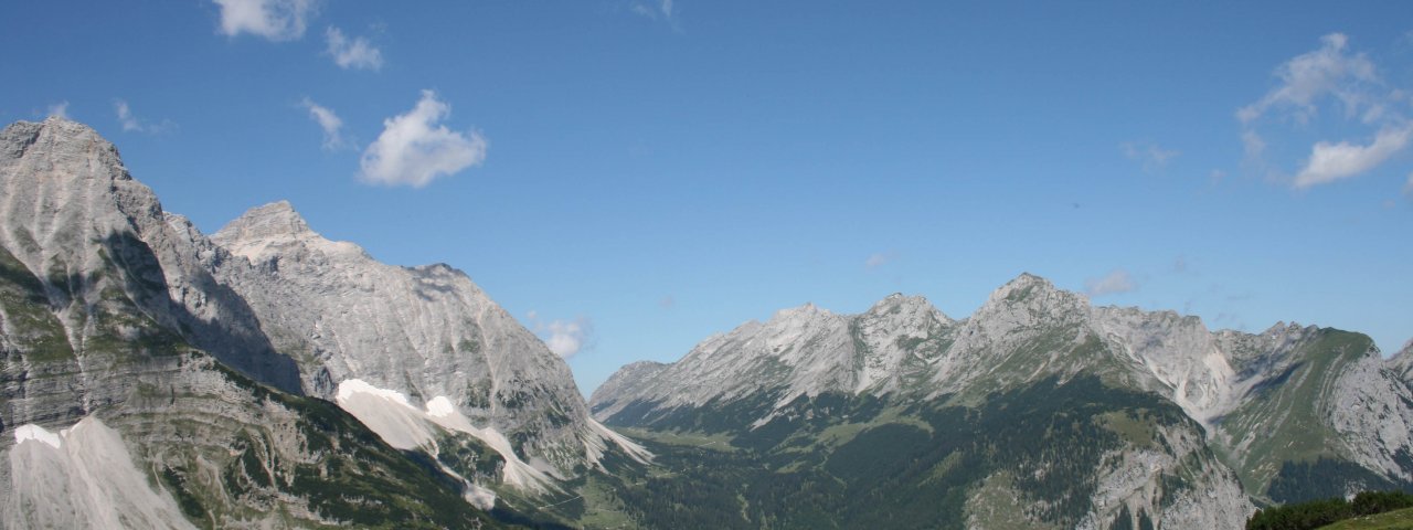 Sentiero dell’aquila, tappa 10: rifugio Falkenhütte – rifugio Karwendelhaus, © Tirol Werbung/Benjamin Fuchs