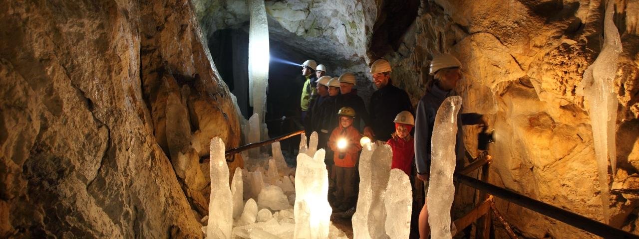 La grotta di ghiaccio Hundalm, © Hannes Dabernig