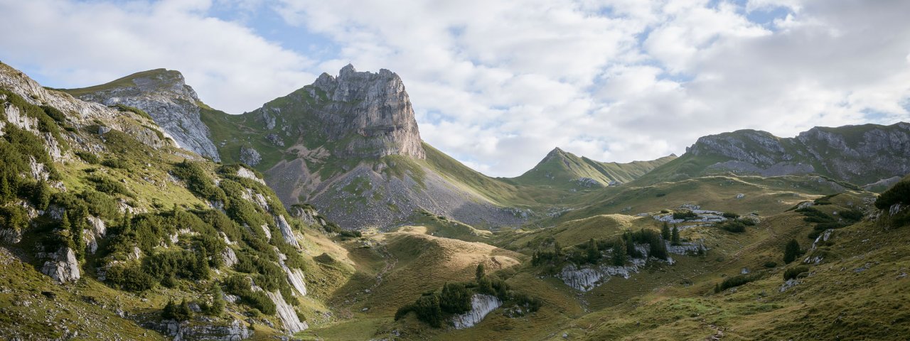 Sentiero dell'aquila, tappa 07: Steinberg am Rofan – Rifugio Erfurter Hütte, © Tirol Werbung/Jens Schwarz