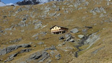 Il rifugio Eisseehütte nel gruppoin del Venediger