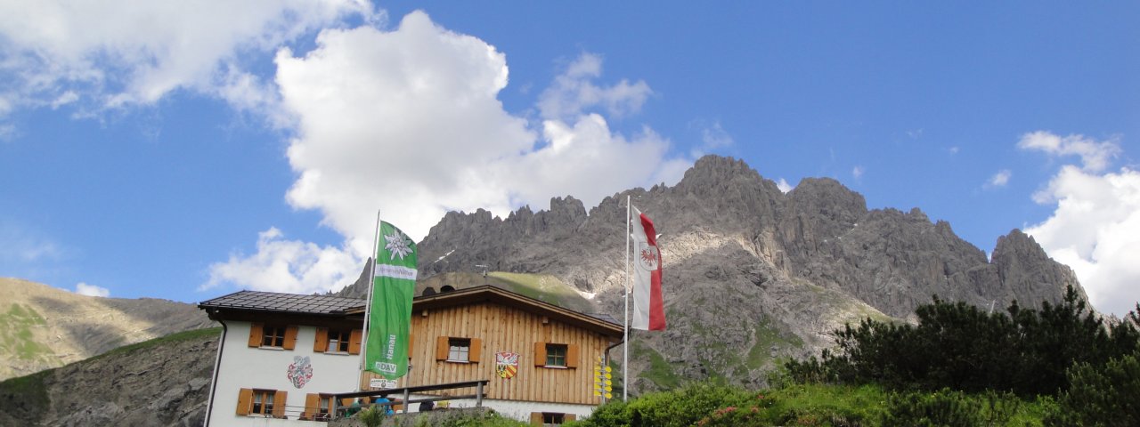 Sentiero dell’aquila, tappa 19: Rifugio Anhalter Hütte – Rifugio Hanauer Hütte, © Tirol Werbung/Holger Gassler