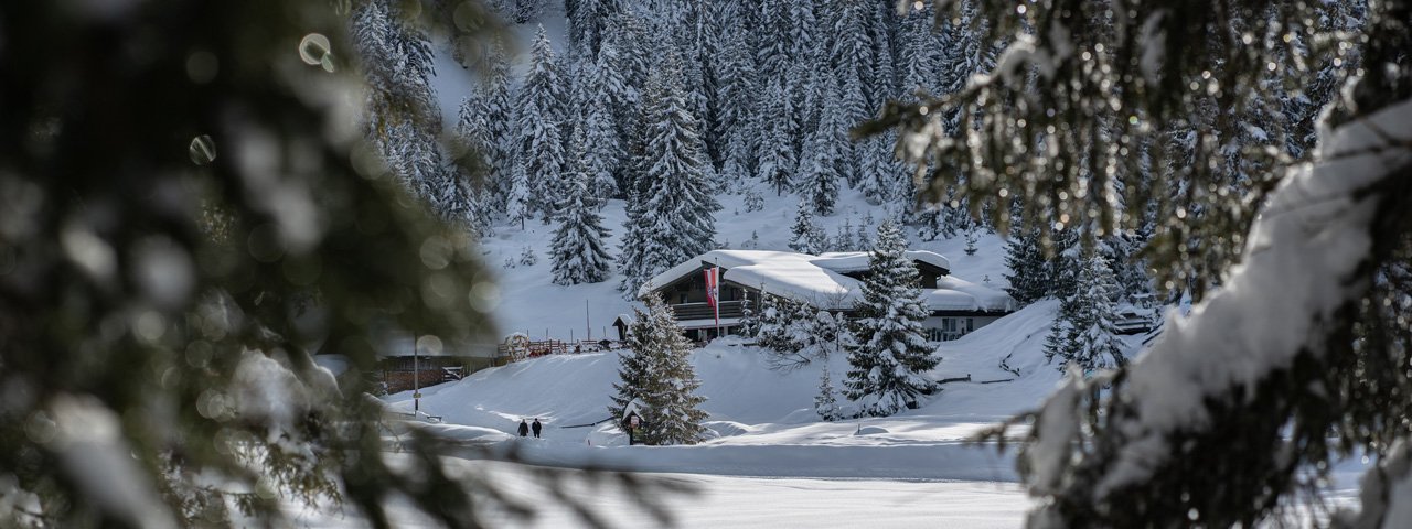 La Wildmoosalm in inverno, © Region Seefeld / Mathias Obmascher