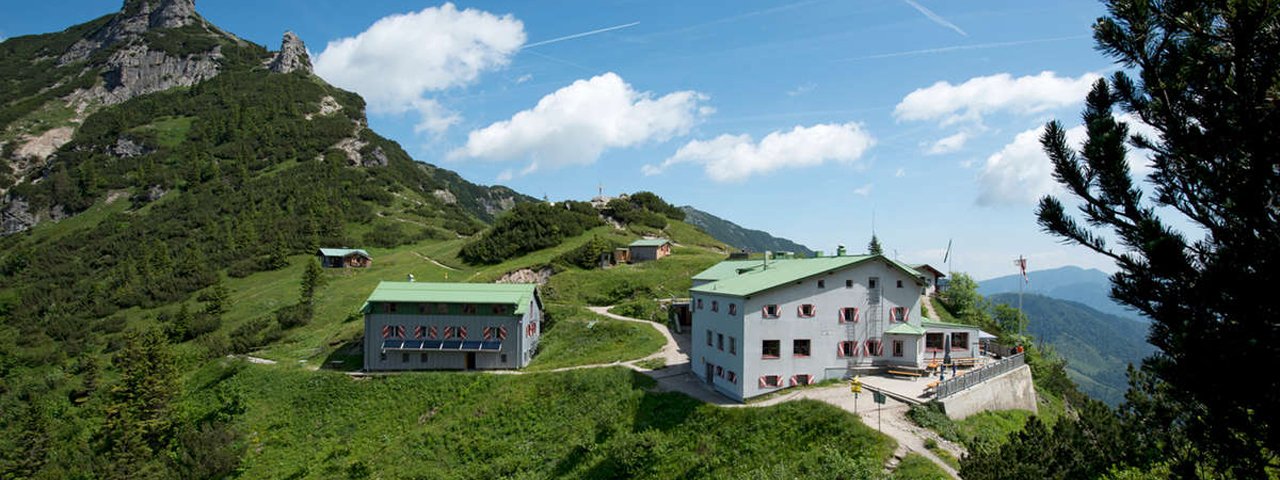 Il rifugio Stripsenjochhaus nelle montagne del Kaiser, © OeAV Kufstein