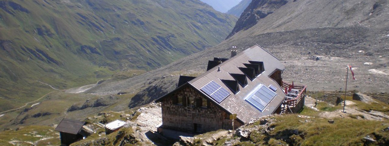 Sentiero dell'aquila, tappa O4: rifugio Badener Hütte, © Badener Hütte